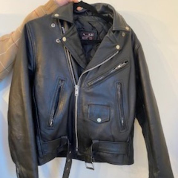 Black Leather Jacket - Picture 1 of 4